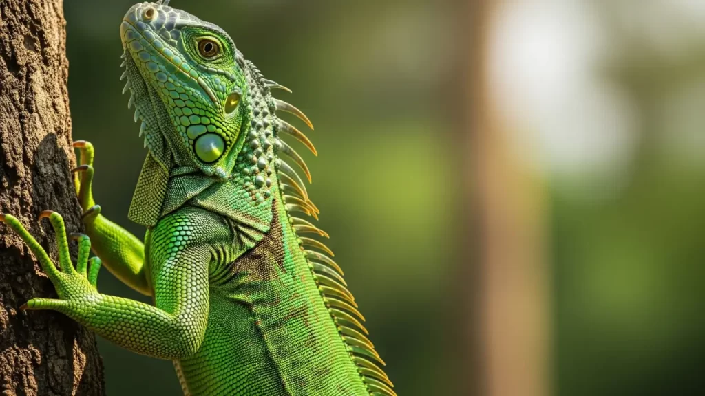 Iguana verde